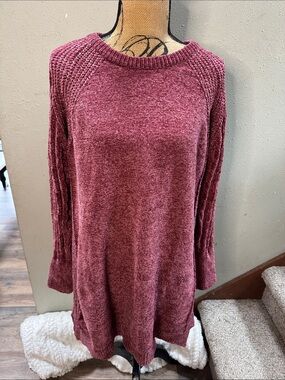 LuLaRoe Cozy Long Sleeve Sweater Dress - Dusty Rose